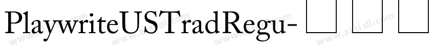 PlaywriteUSTrad Regu字体转换 PlaywriteUSTrad Regu字体转换